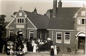 Opening of the Institute Hall in 1911 Z1305-54